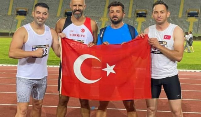 Mardin'deki polis atletizmde Balkan Şampiyonu