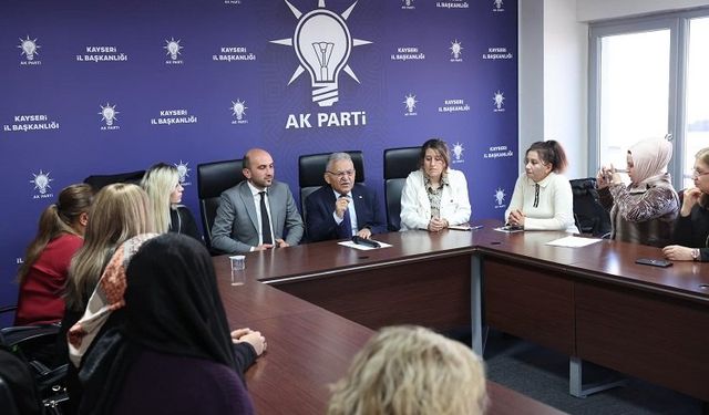 AK Parti Kayseri Melikgazi'ye hayırlı olsun ziyareti