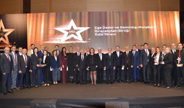 Demir ve demirdışı metaller sektöründe ihracat yıldızlarının gurur gecesi