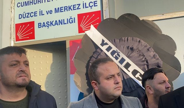 Düzce’de CHP Milletvekiline sert tepki