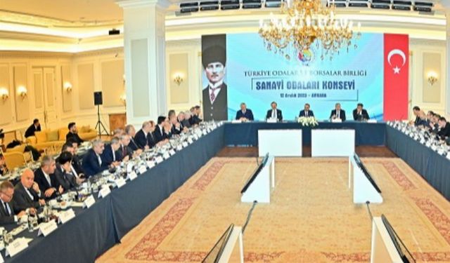 TOBB Sanayi Odaları Konseyi toplandı