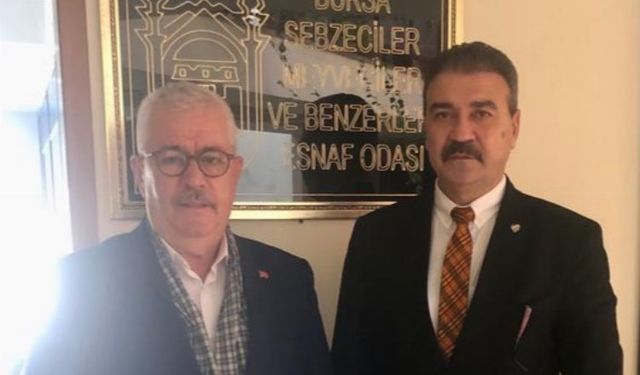 Şefikoğlu, Gürsu pazarcı esnafının sorunlarını yöneticilerinden dinledi