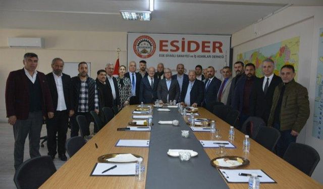 Sivas Valisi Şimşek'ten ESİDER'e ziyaret