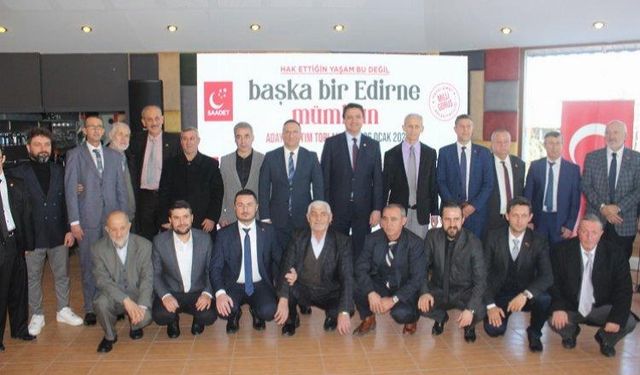 SP Edirne belediye başkan adaylarını açıkladı