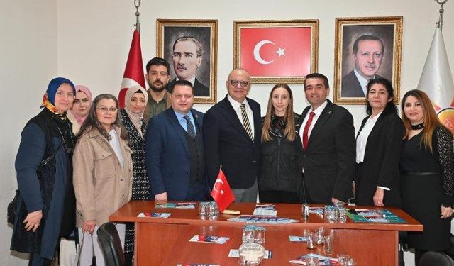 AK Parti Saruhanlı İlçe Başkanlığı Başkan Ergün’ü ağırladı