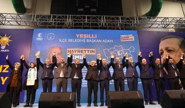 Bakanlar Mardin'de aday tanıtım programına katıldı