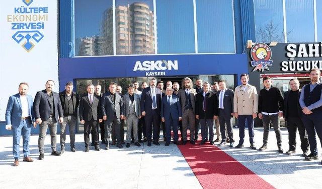 Başkan Büyükkılıç ASKON'un misafiri oldu