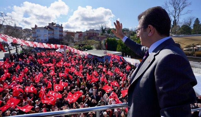 Başkan İmamoğlu halk buluşmasına Şile'den başladı