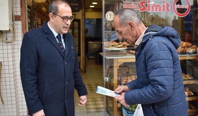 DEVA Partili Oktay Gökkaya Karaköy esnafını dinledi