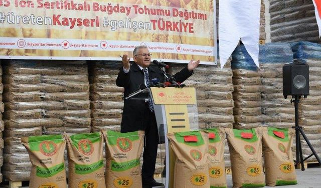 Kayseri tarımda Başkan Büyükkılıç'ın desteği ile yükseliyor