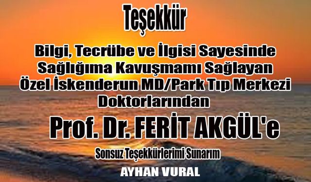 Dr Ferit Teşekkür