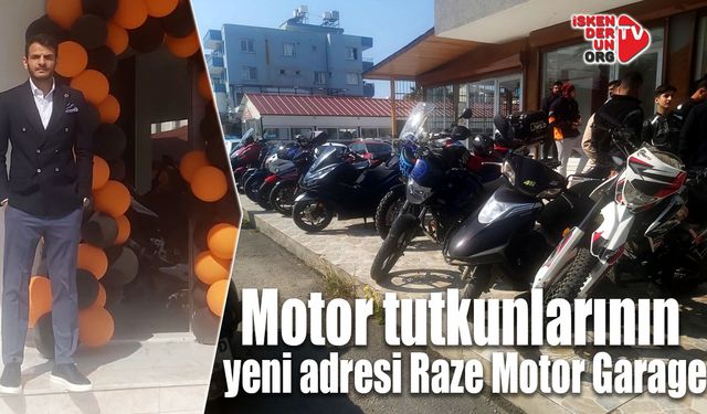 Motor tutkunlarının yeni adresi Raze Motor Garage