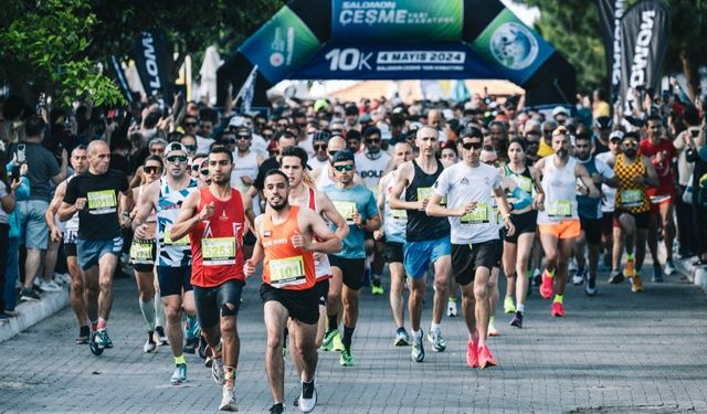 Salomon Çeşme Yarı Maratonu koşuldu