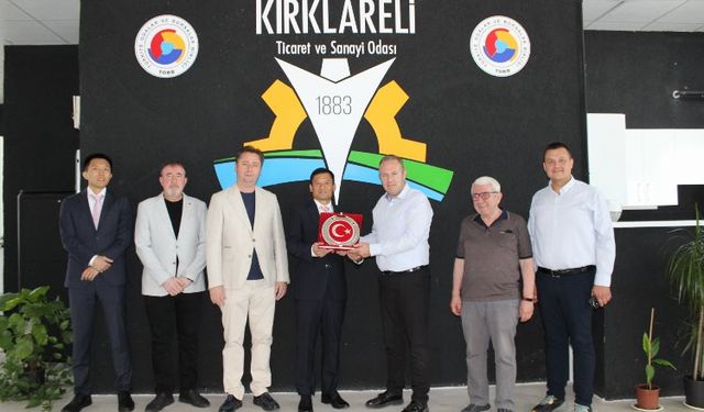 Kırklareli TSO, Shang Jian’ı ağırladı