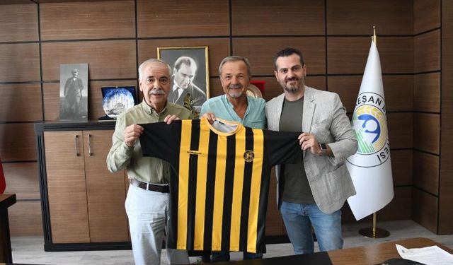 Keşanspor başkan adayı  Şeref Aldanmaz,  Mehmet Özcan’ı ziyaret etti