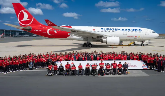 Paralimpik sporcular Paris'e uğurlandı