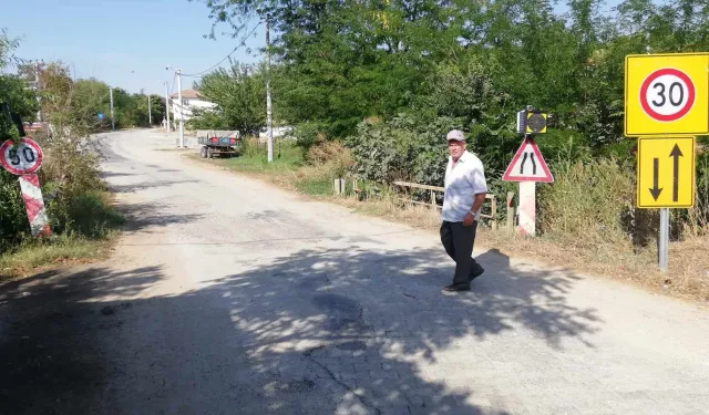 Edirne'de Köseömer köyünde köprü inşaatına başlandı