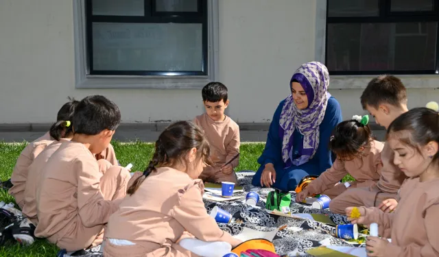 Selçuklu'da Hatice Hatun Çocuk Mektebi çocukların gözdesi olmaya devam ediyor 