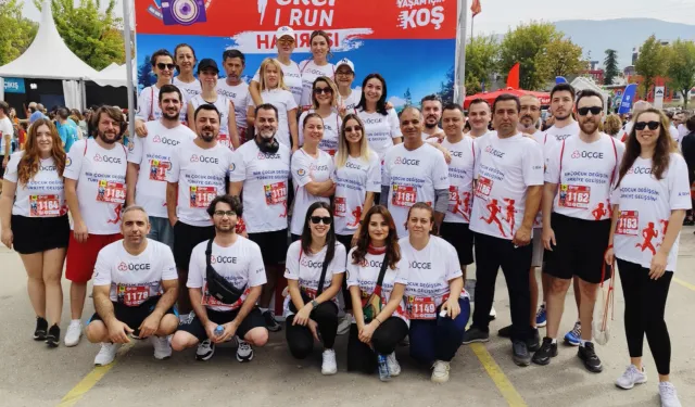 ÜÇGE de 'Eker I Run Koşusu'nda iyilik peşinde koştu