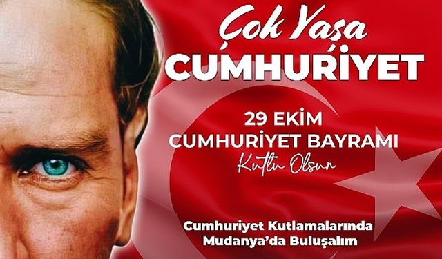 Cumhuriyet'in 101. Yaşı Mudanya'da Coşkuyla Kutlanacak