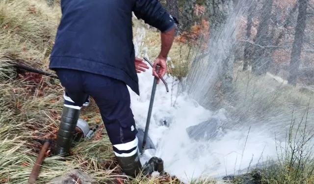 Balıkesir Edremit'te su hattı sorunlarına BASKİ çözümü