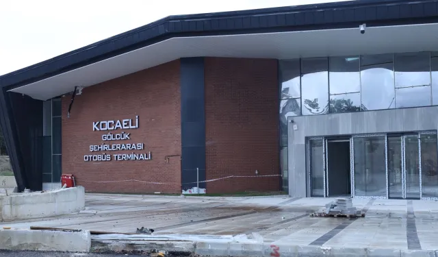 Kocaeli Gölcük’ün yeni terminaline son dokunuşlar