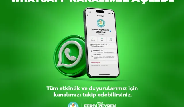 Manisa Büyükşehir'den WhatsApp hamlesi!