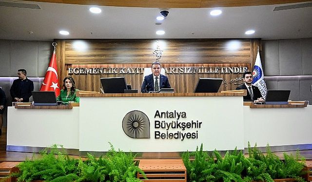 Antalya Büyükşehir Belediyesi'nin 2025 yılı tahmini bütçesi 39 milyar TL