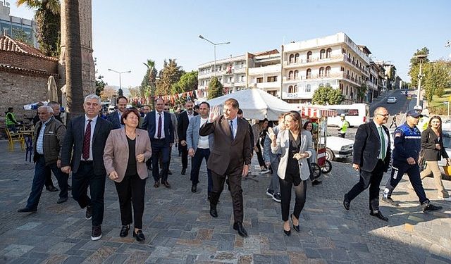 Başkan Tugay’dan Selçuk turu  “Efes Selçuk tarihine geçecek en güzel dönemlerden biri olacak”