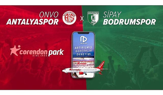 Corendon Airlines’tan Onvo Antalyaspor-Sipay Bodrum FK maçında sürpriz boarding deneyimi