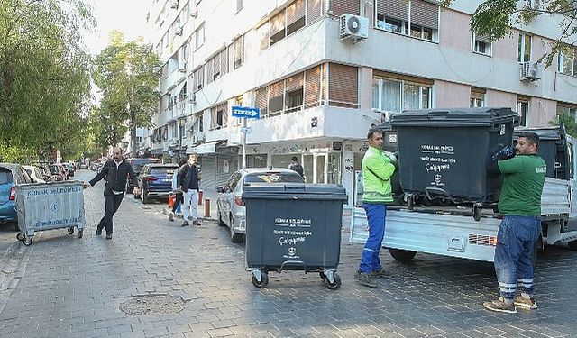 Daha temiz bir Konak için konteyner harekatı