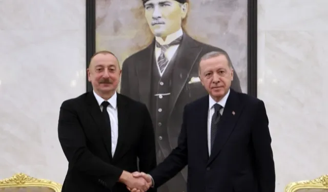 Cumhurbaşkanı Erdoğan mevkidaşı Aliyev'le görüştü