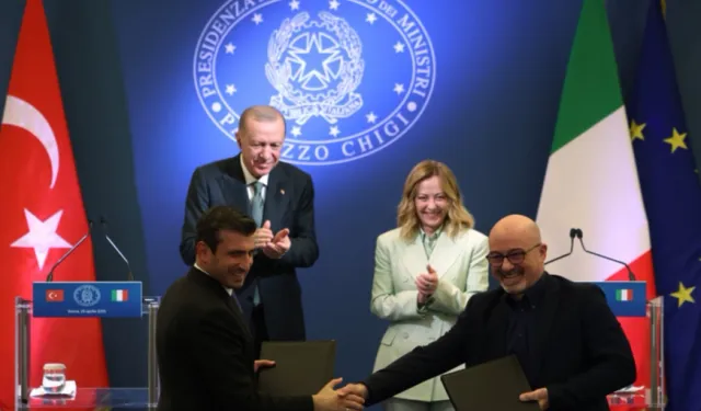 Türkiye ile İtalya arasında 11 anlaşma imzalandı