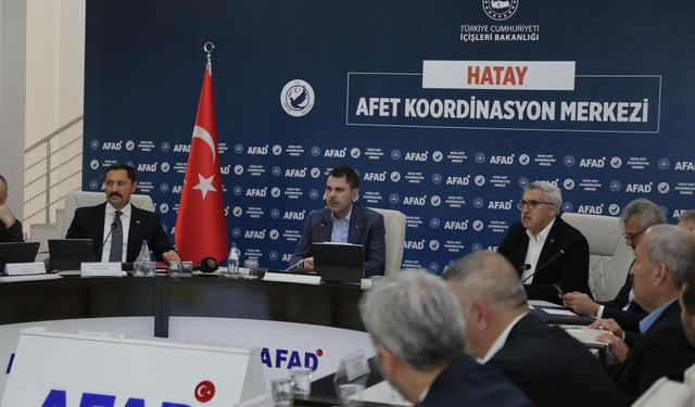 Bakan Kurum Hatay’da