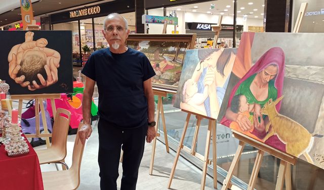 İskenderun’da Deniz Kabuklarından Sanat…