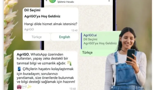 Çiftçilere yapay zekâ destekli tarım asistanı