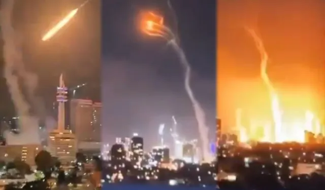 İran İsrail’e füze yağdırdı...