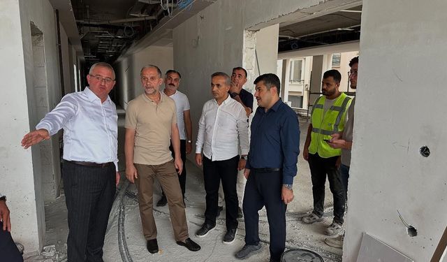 İskenderun'da Eğitim yatırımları yerinde incelendi