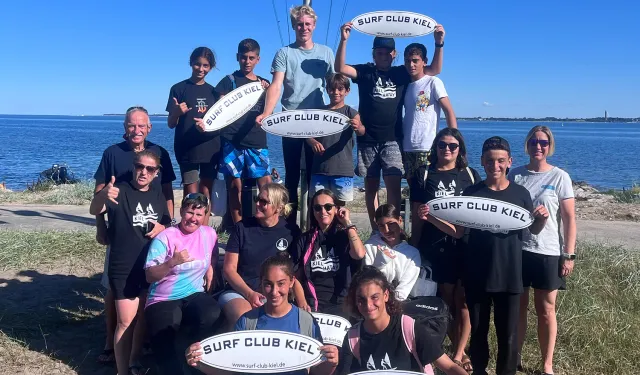 Hatay Büyükşehir'in genç sörfçüleri Kiel'de