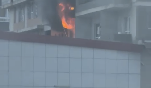 İşçi Lojmanında Yangın….