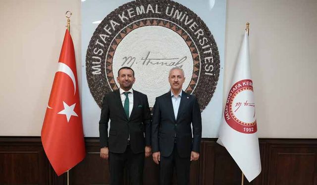 KOSGEB İl Müdürü Öztaş’tan Rektör Eren’e Ziyaret