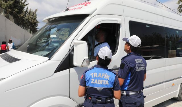 Zabıtadan Okul Servislerine Denetim