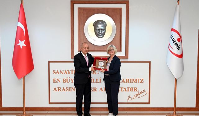 Alman Büyükelçi Sorg’dan, İsdemir Genel Müdürü Akın’a Ziyaret