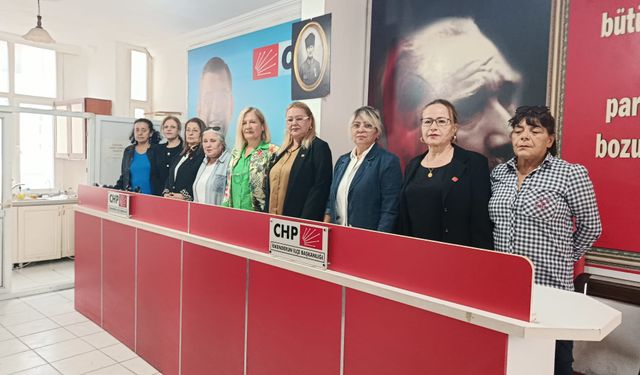 CHP İskenderun Kadın Kolları’ndan 25 Kasım Mesajı...