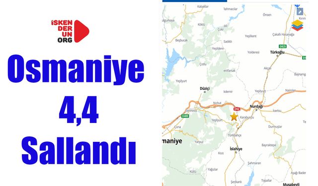 Osmaniye'de  deprem