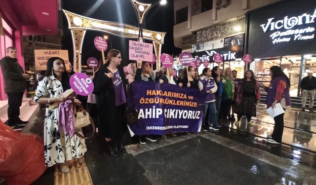 İskenderun Kadın Platformu’ndan net mesaj…