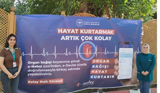 Kumlu’da organ bağışı farkındalık etkinliği
