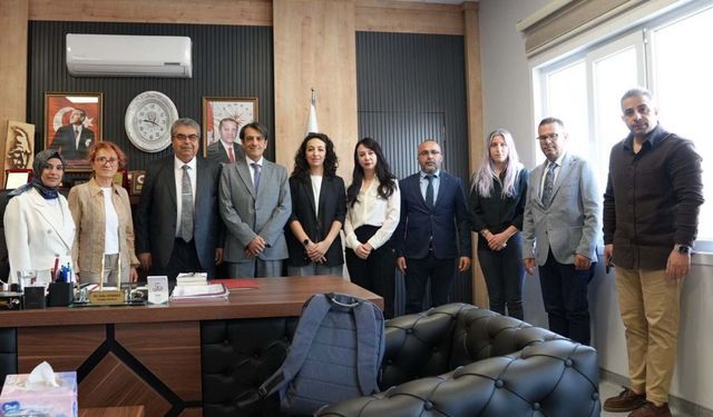 AB heyetinden sağlık müdürlüğüne ziyaret