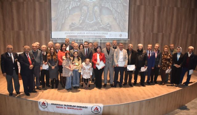 Anadolu Şairler Antolojisi Belen’de Şiirseverlerle Buluştu