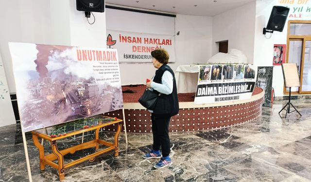 İHD İskenderun Şubesi’nden 6 Şubat Fotoğraf Sergisi…